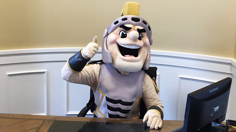 Photo of Troy, the Mascot